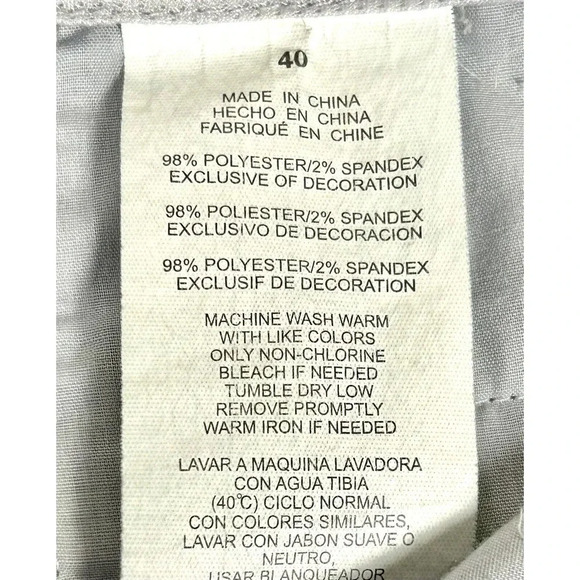 Callaway Golf Shorts Blue Yellow Plaid Pockets Stretch Men's 40 - Picture 8 of 10